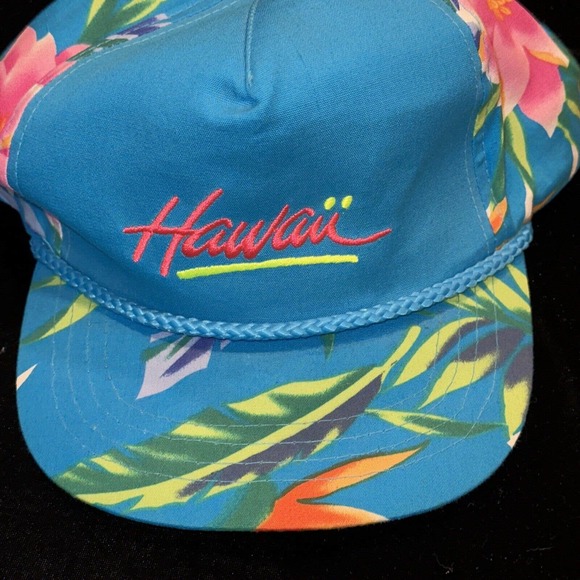 Vintage 1970s Hawaii Button Up Shirt & Hat Sz Large In Mint Unworn Condition! - Picture 8 of 16